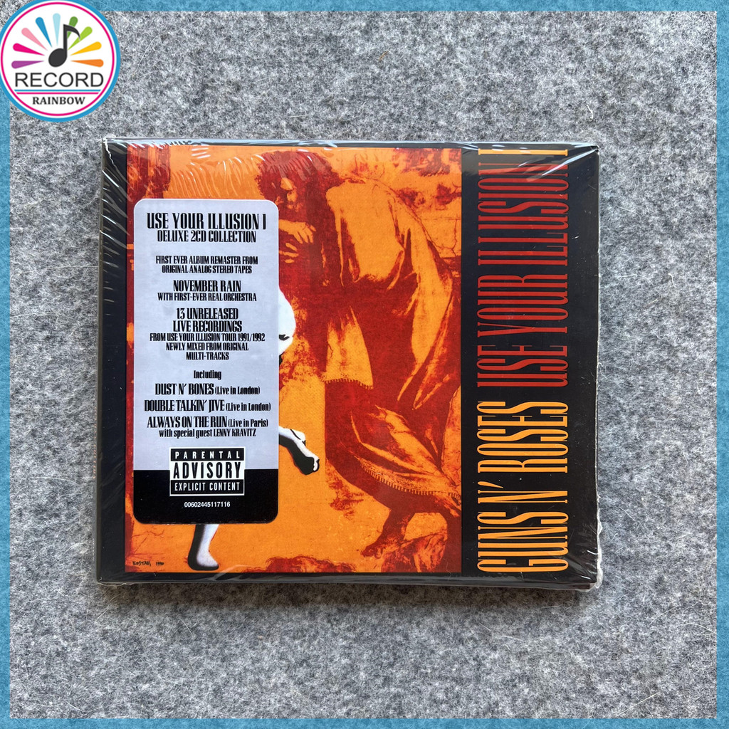 Guns N Roses Use Your Illusion I Original 2CD Album Brand New [Sealed] MR Shopee Malaysia