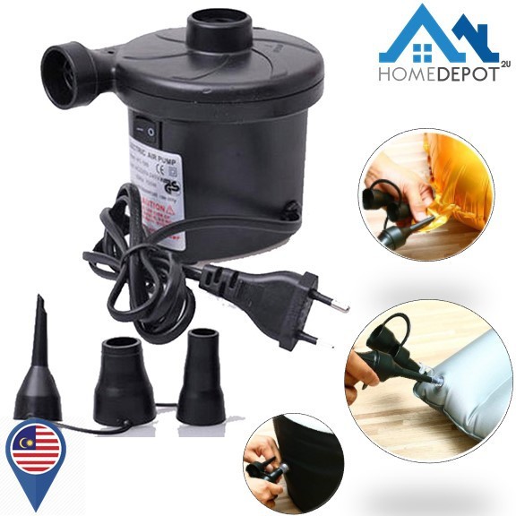 Inflatable Electric Air Pump Two Way Swimming Pool Bed Ball Float ...