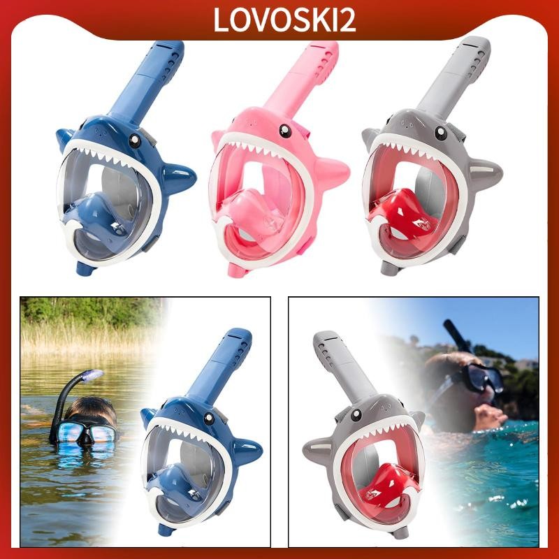 [LovoskiacMY] Kids Snorkel Mask Snorkeling Gear Full Face Detachable ...