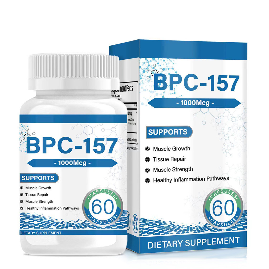 BPC-157 Capsules Vegetarian Support Muscle Exercise Recovery BPC157  Capsules Net Content: 60 Capsules Fitness Health Food