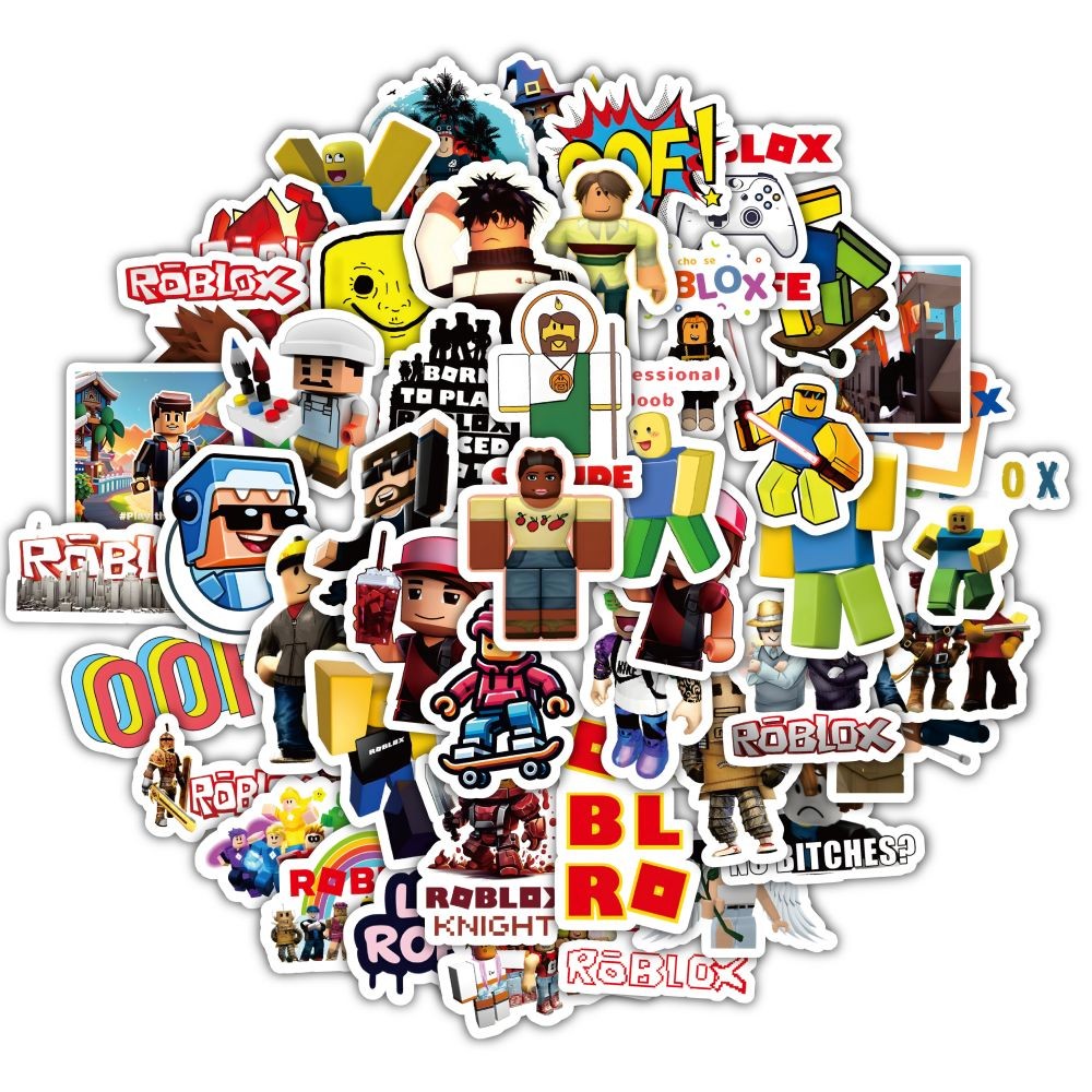 59PCS Cartoon Hot Game Roblox Graffiti Stickers for Bicycle Hand ...