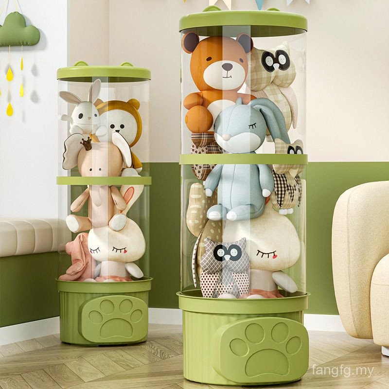 Influencer Doll Storage Bucket Cylindrical Doll Doll Storage Plush Toy ...