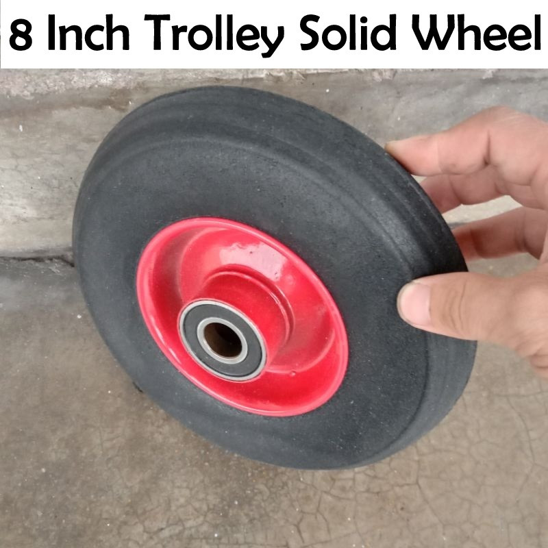 2.50-4 8 Inch Heavy Duty Non Air 20cm Solid Trolley Wheel Barrow ...