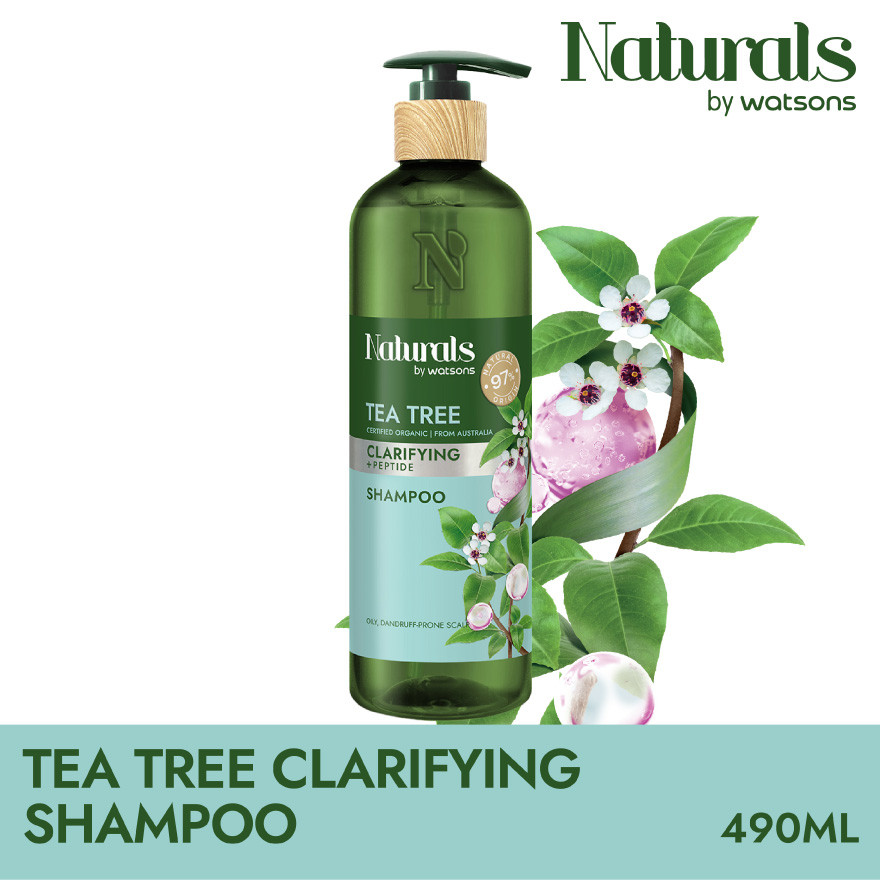 NATURALS BY WATSONS Tea Tree Clarifying Shampoo 490ml | Shopee Malaysia