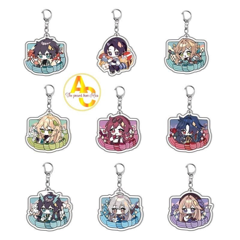 Honkai Keychain: Star Rail Dan Heng March 7 Luocha Blade Kafka Bronya ...