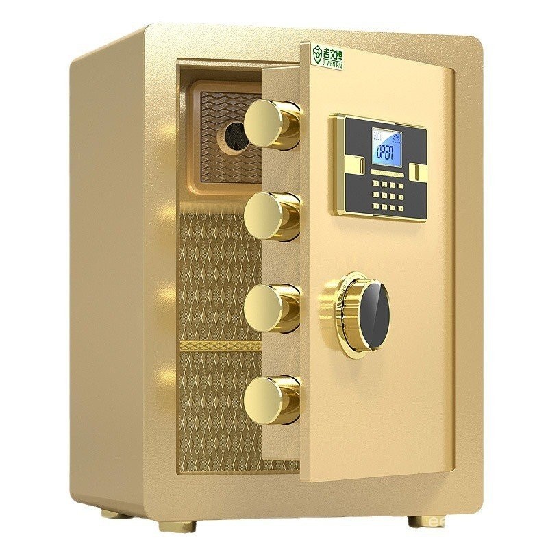 Safe Household InWall Electronic Fingerprint AllSteel Mini Small Dual