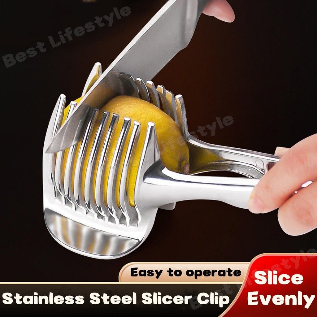 Stainless Steel Tomato Slicer Stainless Lemon Slicer Fruit Splitter ...