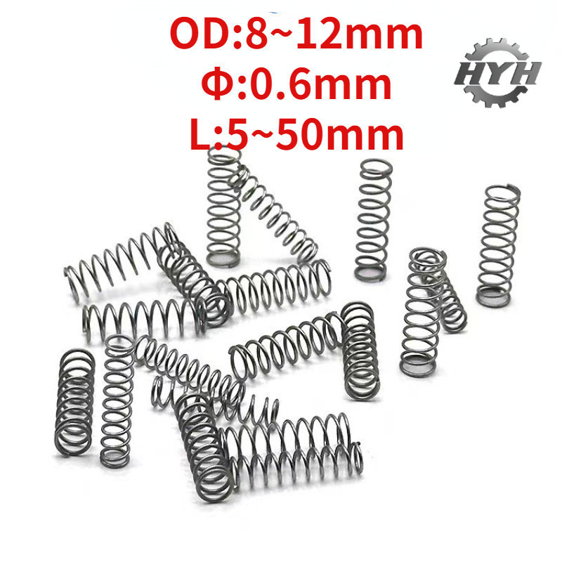 【HYH】Small spring SUS304 Pressure spring wire diameter 0.6mm ...