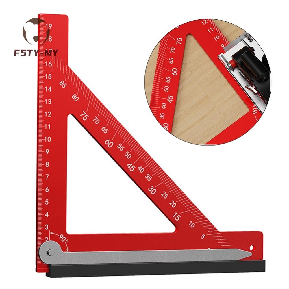 Professional Triangle Ruler with Removable Auxiliary for Easy Angle ...