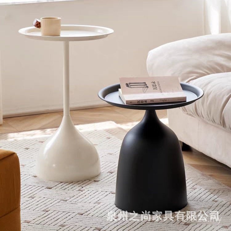Cream Style Sofa Side Table Side Table Modern Simple Small Coffee Table ...