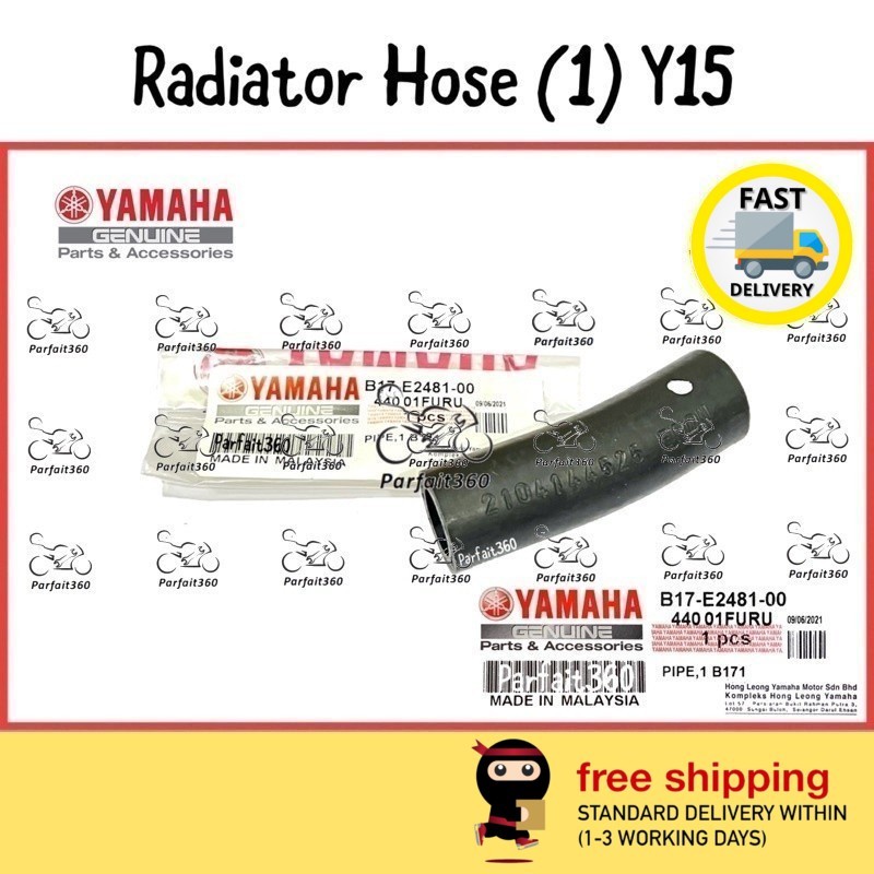 B17-E2481 Y15ZR V1 V2 Radiator Pipe 1, Hose Paip Tangki Air Coolant 100 ...
