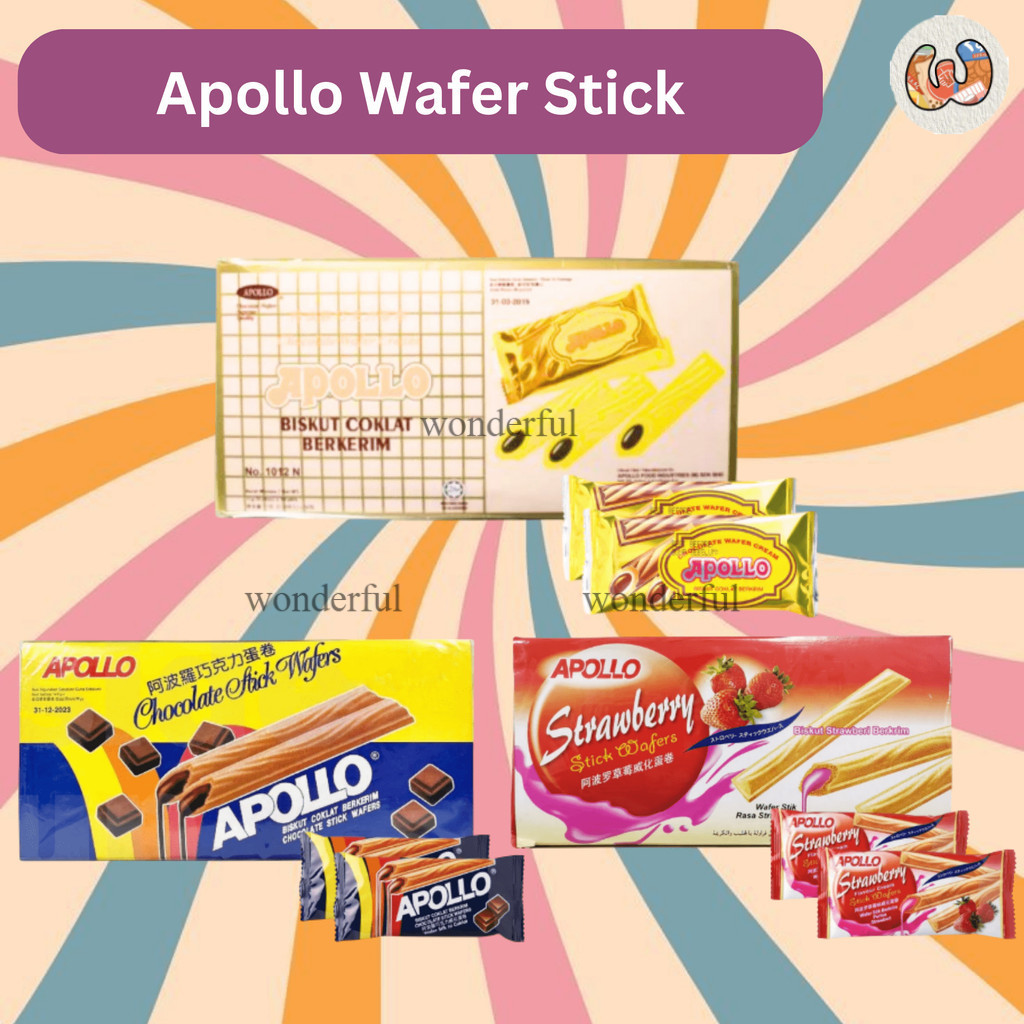 Apollo Chocolate Cream Wafer Stick 12s/30s | Shopee Malaysia