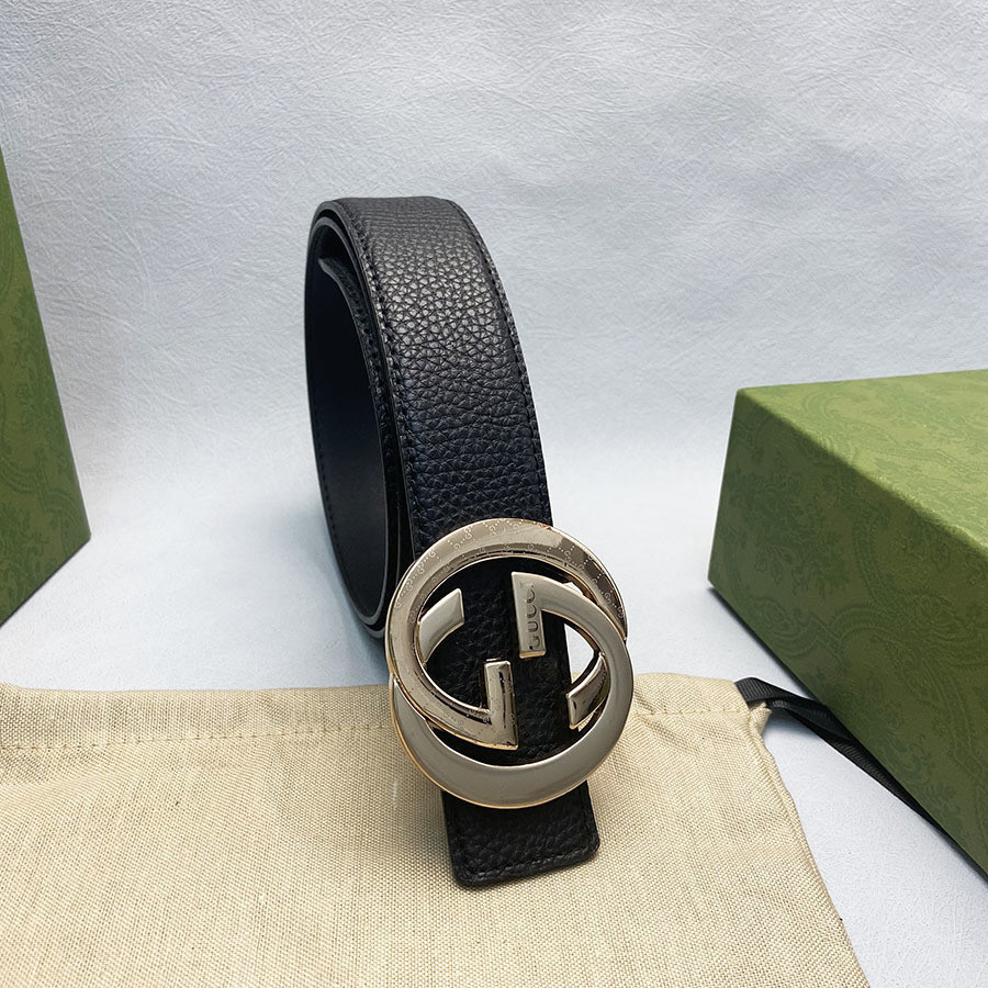 Gucci Belt Men s Leather Belt Classic Small Gift Box Shopee Malaysia