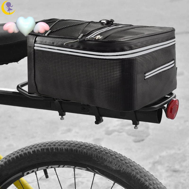 Yuecoom Bikes Saddle Bag, Waterproof Hook Extensible Tail Bikes Seat Bag Under Seat Storage Pouch For Mountain Bikes Parts