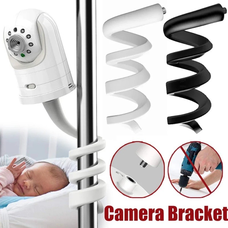 Universal Adjustable Monitor Bracket - Crib Mount Camera Holder Support ...
