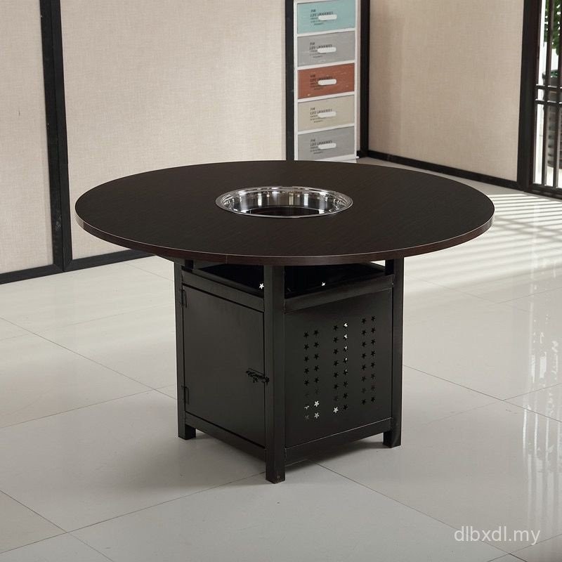 Hot Pot Table Commercial Dining Hotel Marble Dining Table Chair ...