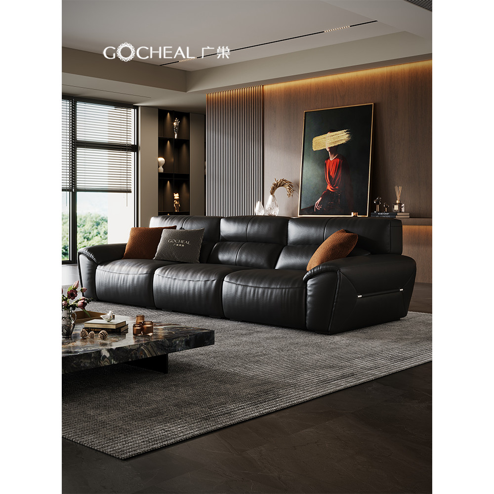 Subsidi Kerajaan Sofa Kulit Bijian Atas Vintaj Gaya Retro Perancis ...