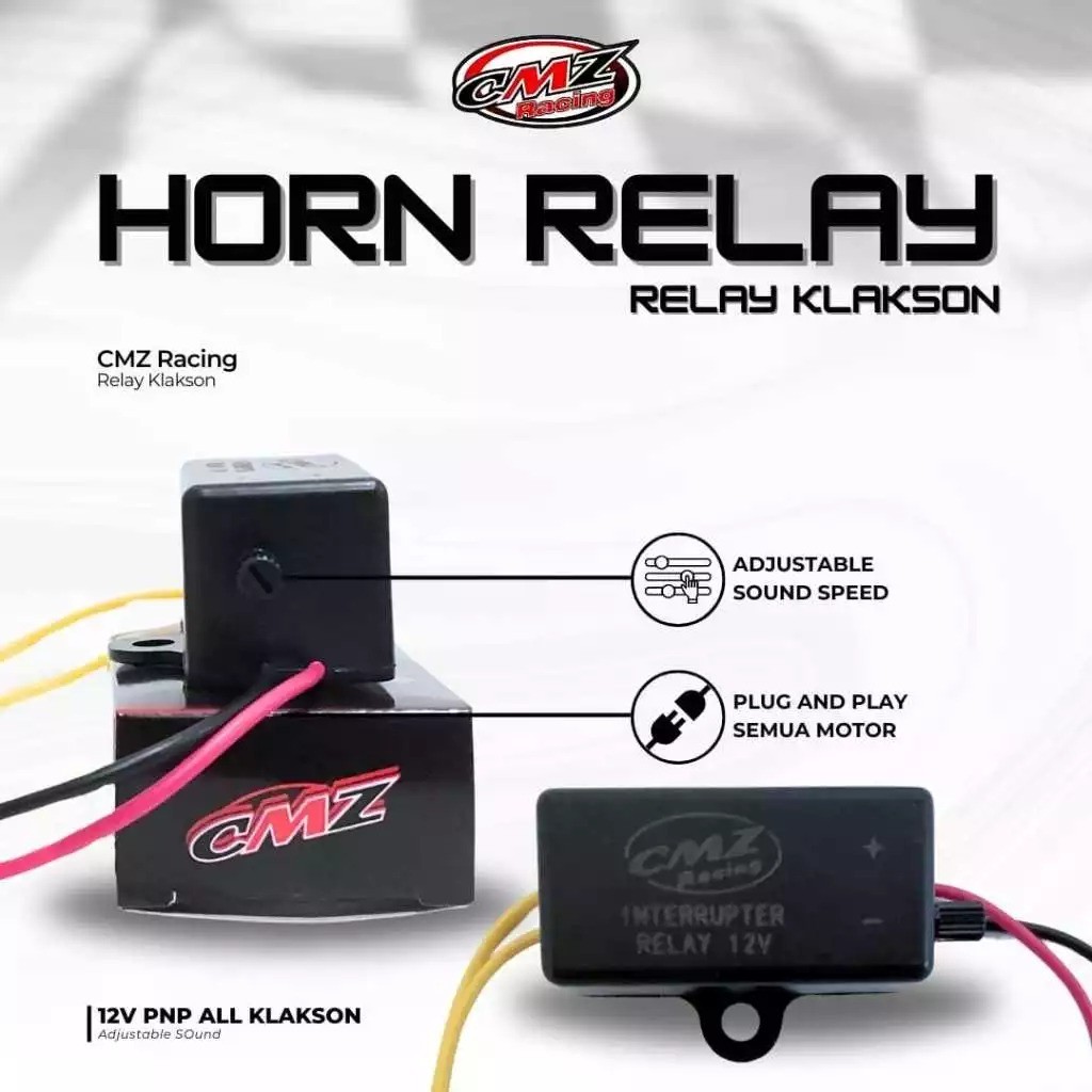 UNIVERSAL 12 VOLT QUALITY HORN RELAY / CMZ HORN RELAY MODULE | Shopee ...