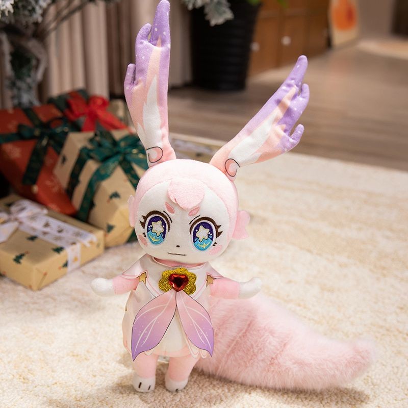 ஐ_ஐ 25cm Honkai Star Rail Mimi Elf Rabbit Plush Toy Soft Stuffed Doll ...