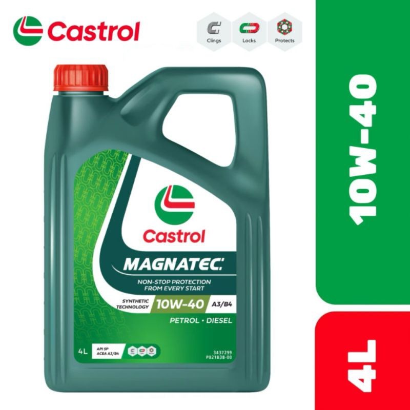 3437300 Castrol Magnatec 10W-40 API SP A3/B4 semi synthetic engine oil ...