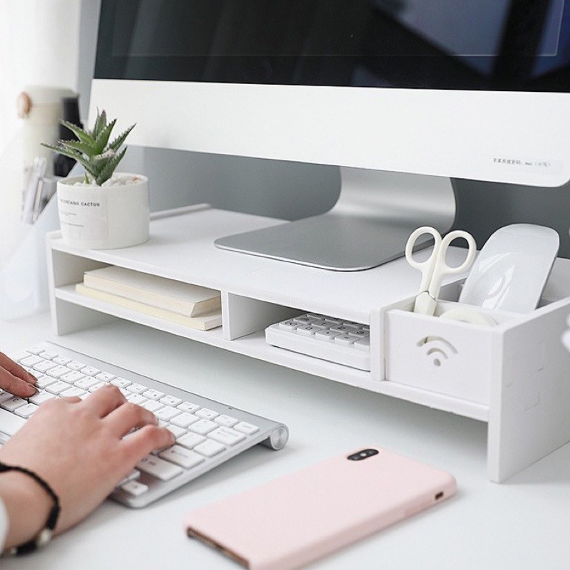 Multi Computer Desktop Monitor Stand Laptop Display Screen Riser ...