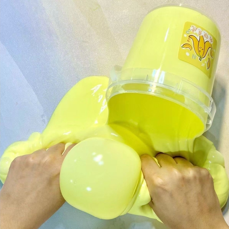 1 barrel Slime Mud Toy Soft Slime Clay Colourful Fantasy Safe Squishy ...