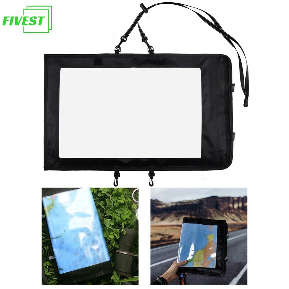Hiking Map Storage Case In Full View Proper Size Safe Storage Foldable ...