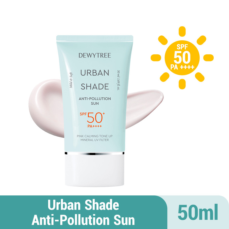 DEWY TREE Urban Shade Anti-Pollution Sun SPF50+ PA++++ 50ml | Shopee ...