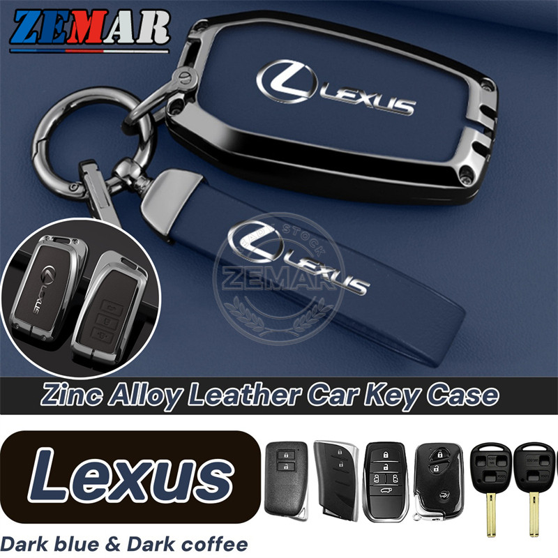 Lexus Zinc Alloy Leather Car Key Shell Key Case Key Cover Smart Key ...