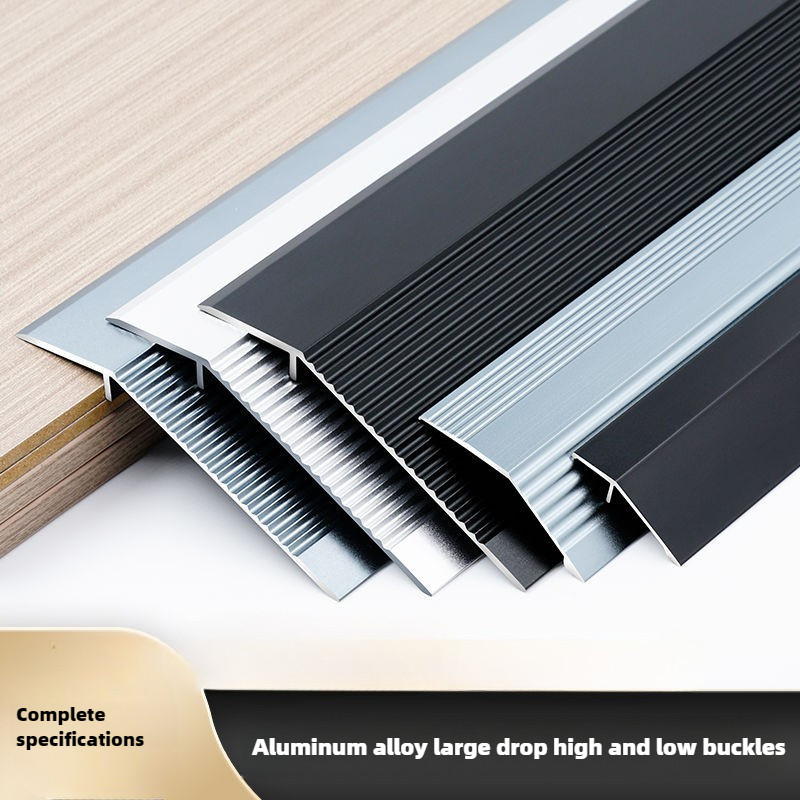 Aluminum alloy wood floor, high and low buckle threshold stone edge ...