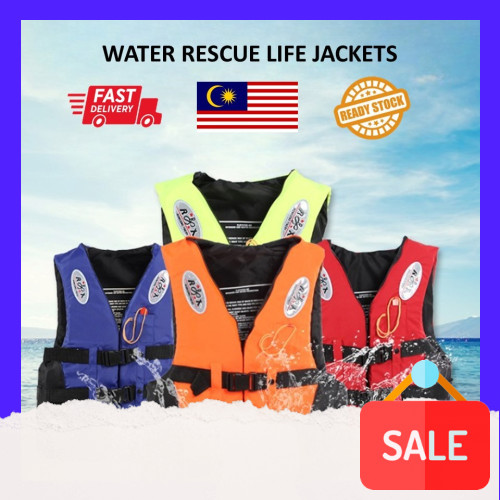 Safety Jacket for Diving, Swimming, Fishing, and Snorkeling in Sizes S