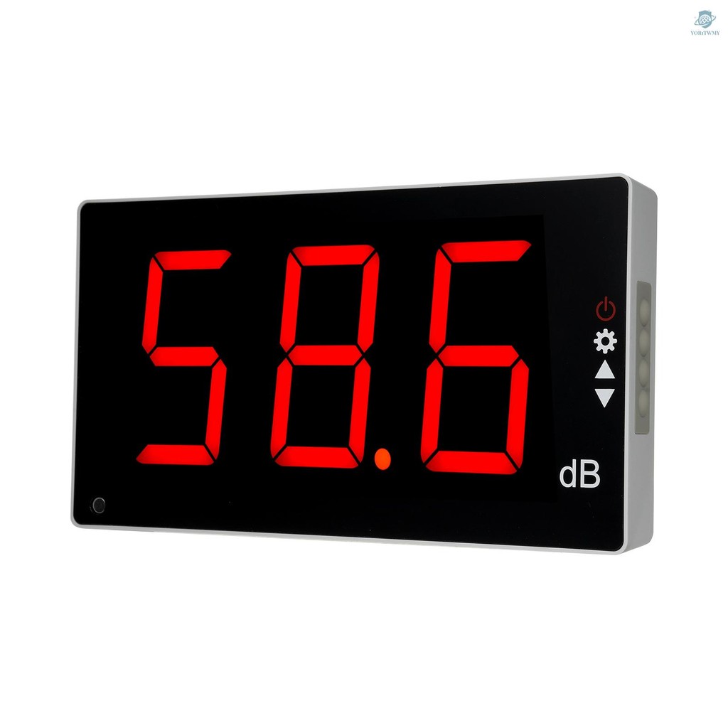 Sound Level Meter with Large LCD Screen Wall Mounted Digital Sound ...