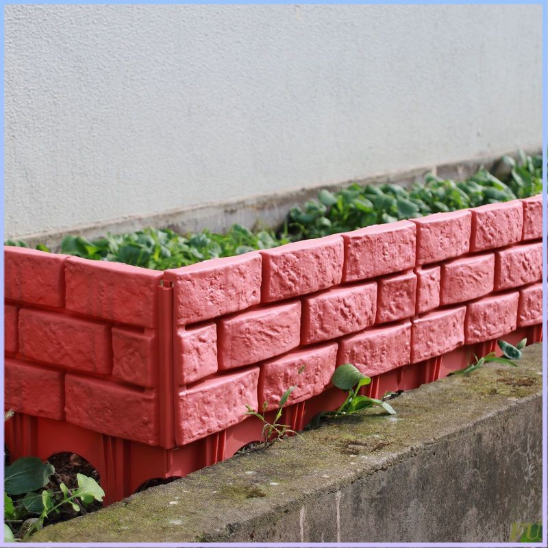Imitation Brick Vegetable Garden Insert Floor Pile Outdoor Garden ...