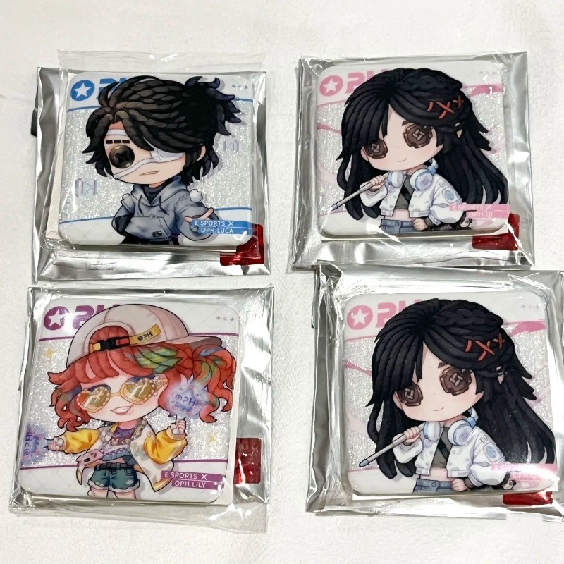 Identity V OPH Team Square Badge Set - Prisoner Antique Dealer ...