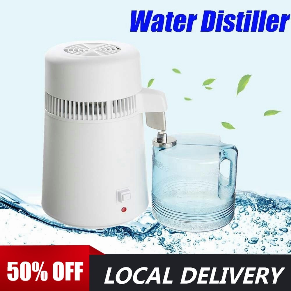 750W 4L Water Distiller Machine Household Distilled Pure Water Machine ...