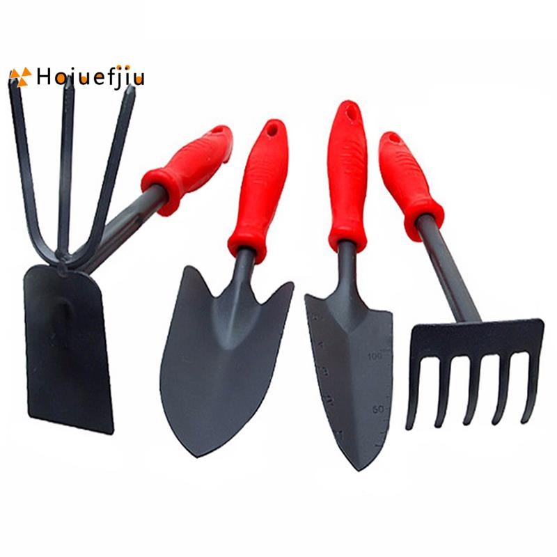 Garden Tools Kit Garden Park Size Spade Shovel Rake Hoe Small Hoe Rake