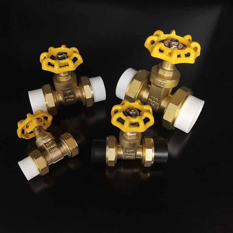 P Ppr Double Livable Connecting Gate Valve Pe Livable Connecting Valve Water Stop Valve Tap