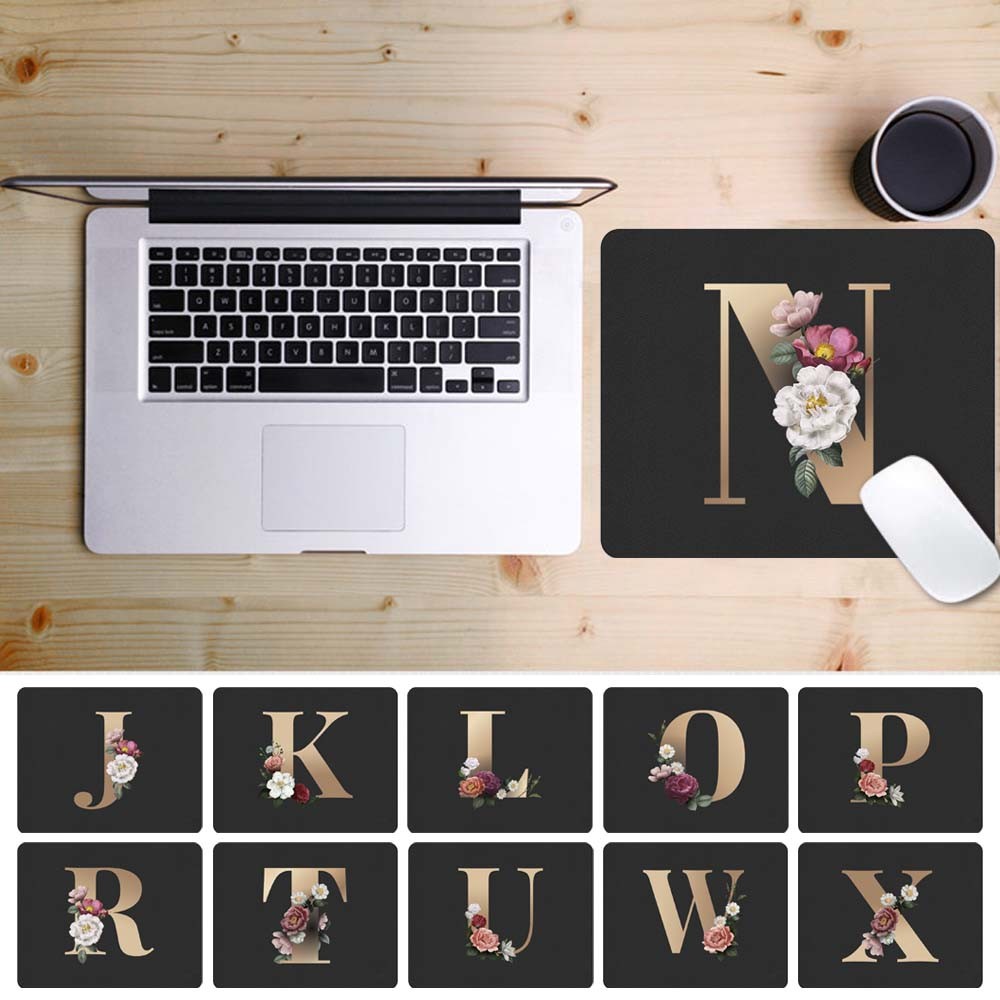 PU Leather Mouse Pad Laptop Computer Table Mat Office Waterproof Non ...