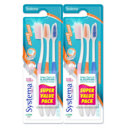 Systema Toothbrush Activate Clean 3pcs (1831) x2 Packs | Shopee Malaysia