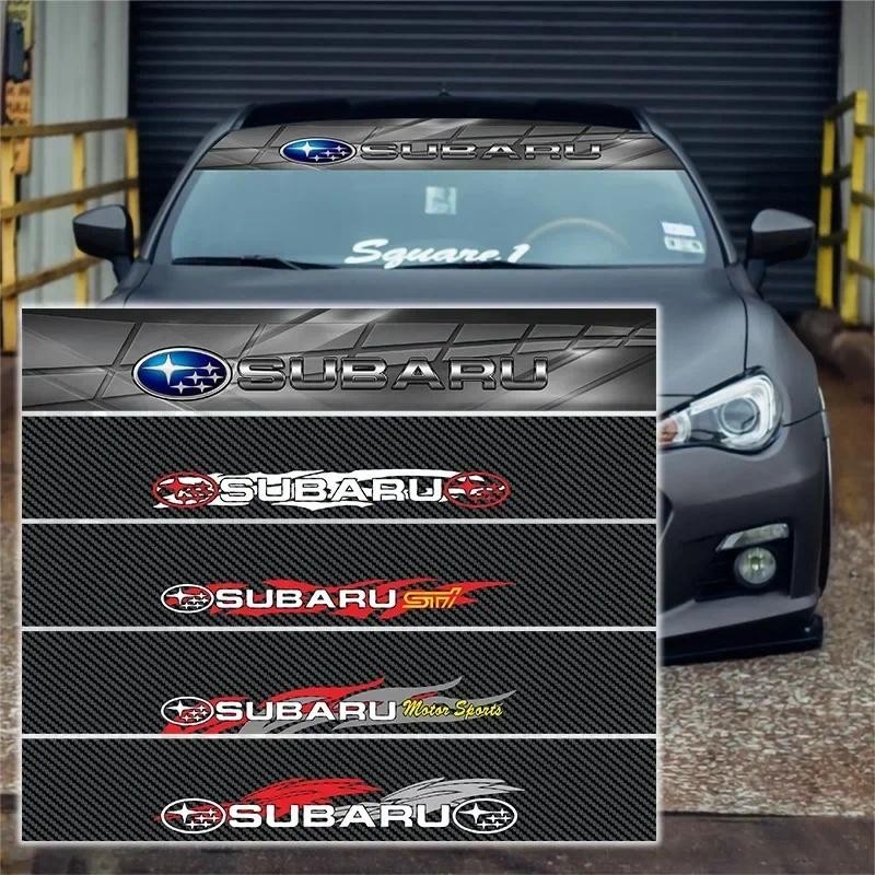 Car Front Windshield Sticker Rear Window Reflective Decals for Subaru ...