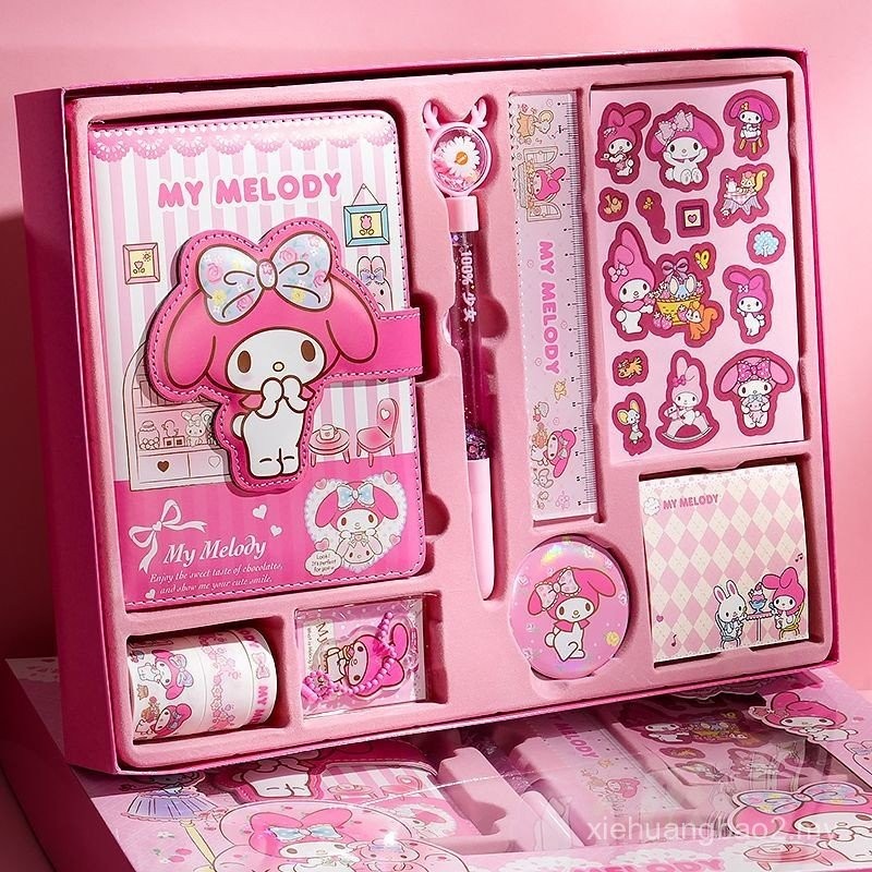 Sanrio Handbook Melody Stationery Set Handbook Gift Box Children Girl ...