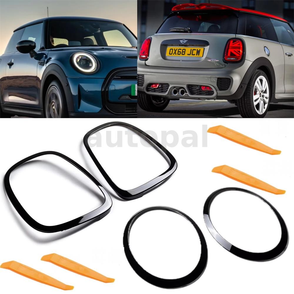 Headlamp Bezel Tail Light Trim Ring Chrome for Mini Cooper F55 F56 F57 ...