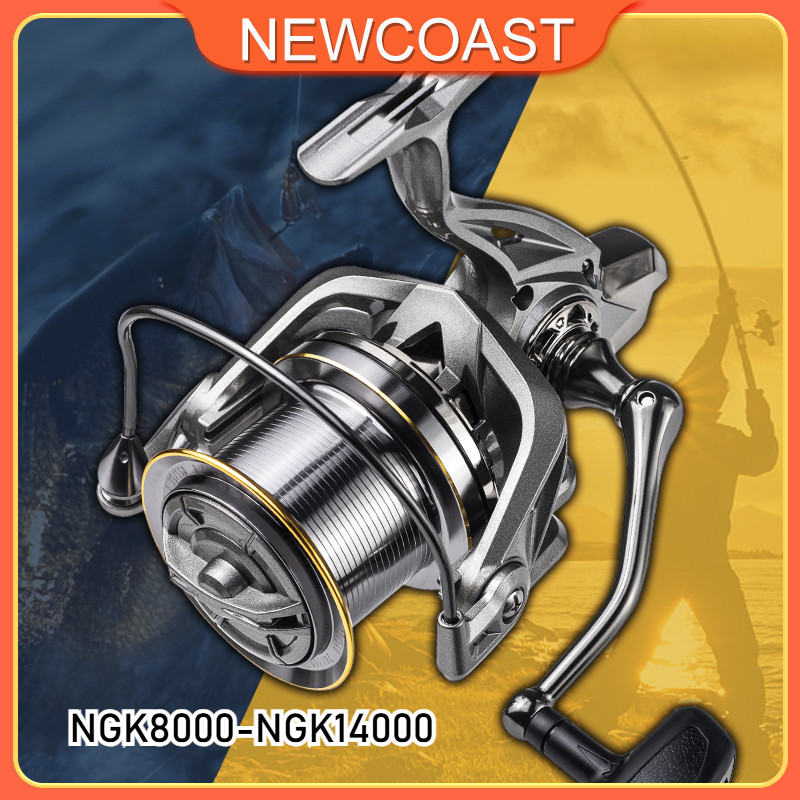 NEWCOAST Big Surf Reel 8000 9000 10000 12000 14000 Reel Spinning Drag ...