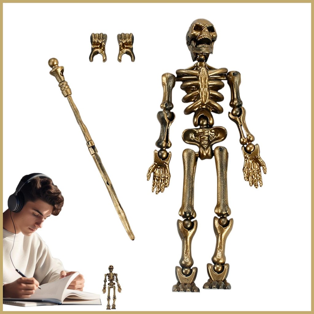 Action Figure Skeleton Desktop Decoration Figure Flexible Full Body ...