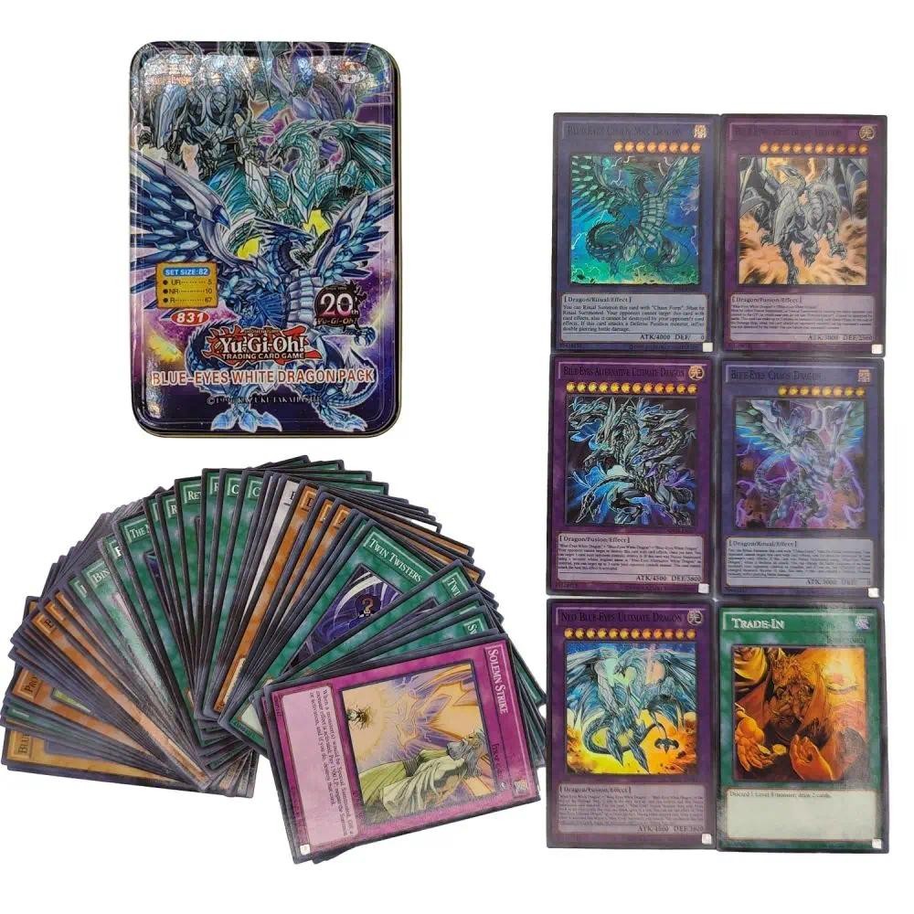 Yu-Gi-Oh Deck 831 BLUE-EYES-WHITE DRAGON PACK English Holographic Golden White  Dragon Duel Game Collection Card with Tin Box | Shopee Malaysia
