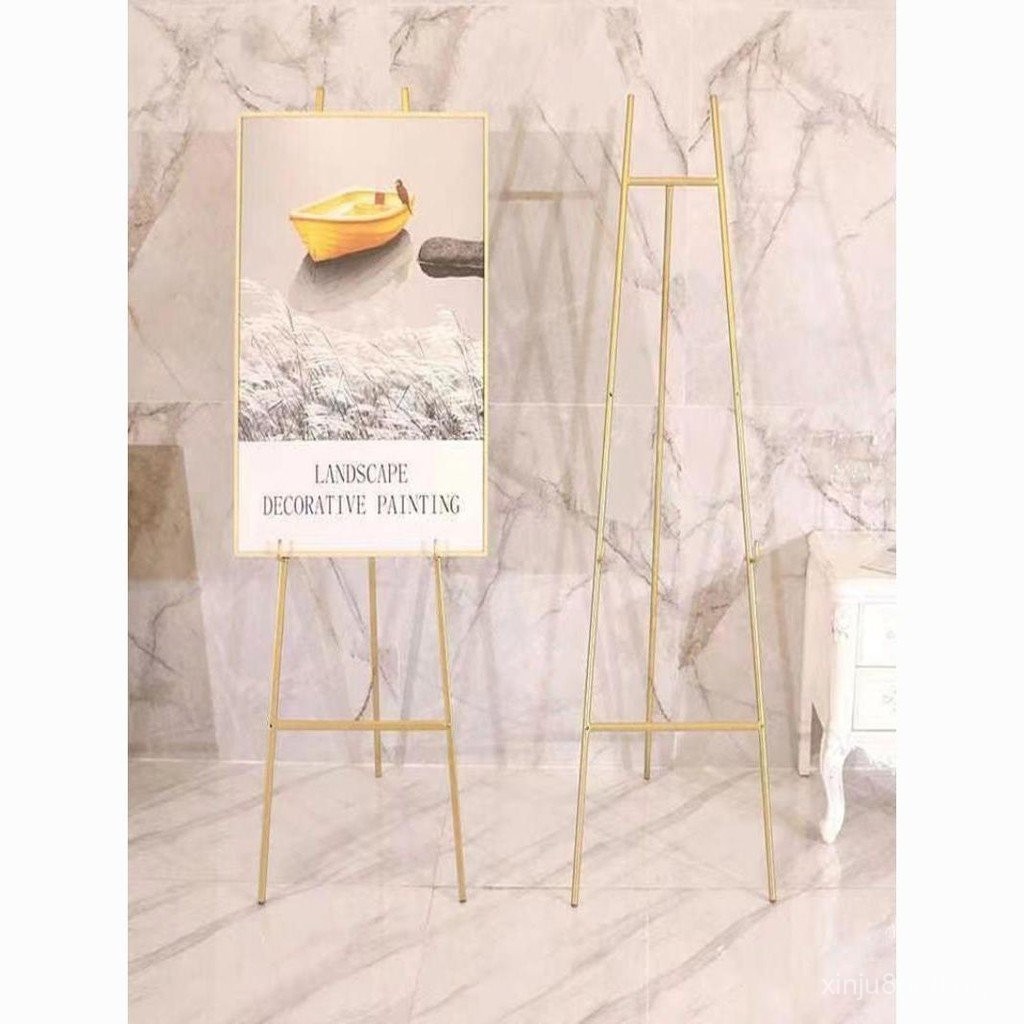 Easel Display Stand Poster Stand Bracket Oil Painting Tripod Iron ...