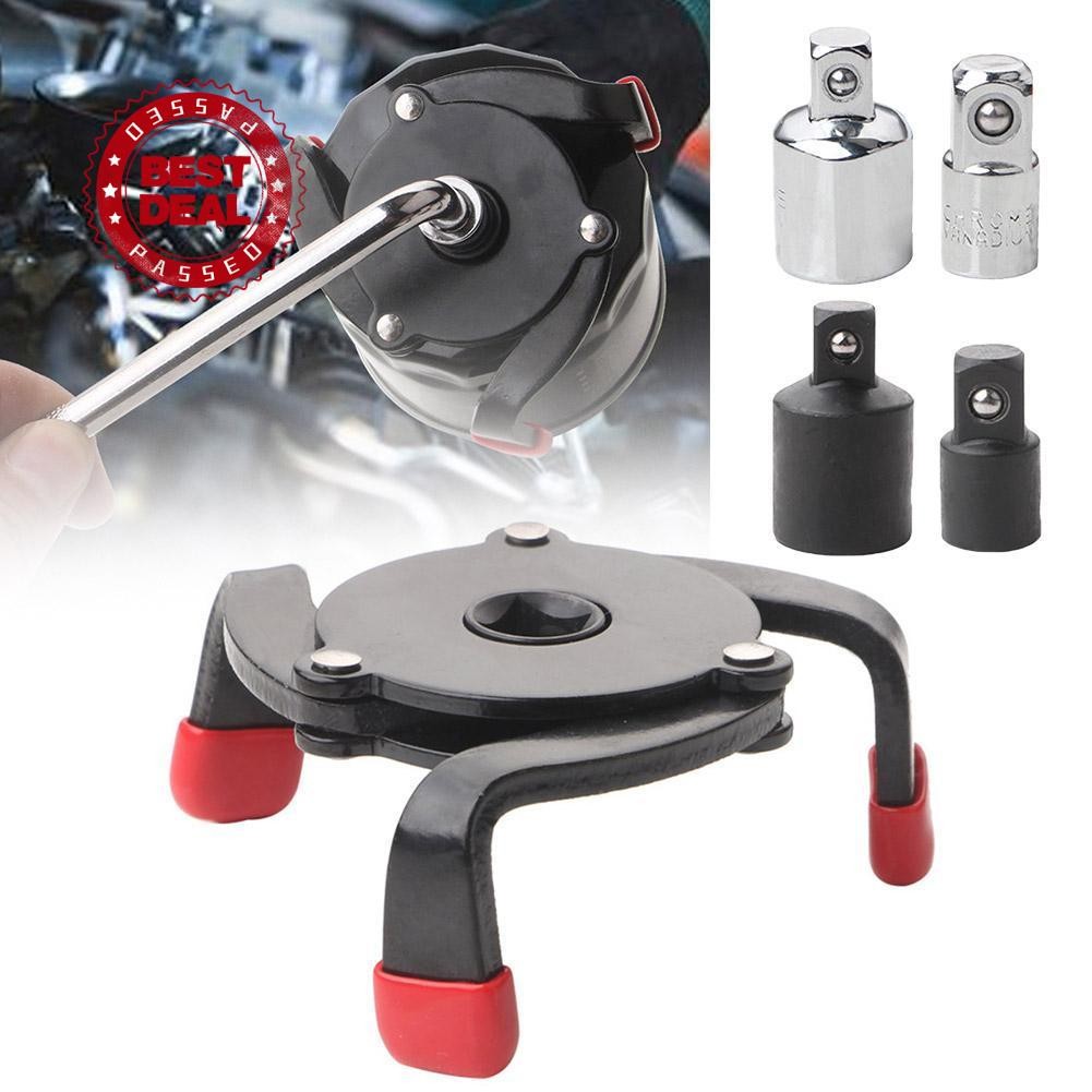 Universal 3 Jaw Oil Filter Remover Tool Cars Oil Filter Tool Wrench ...