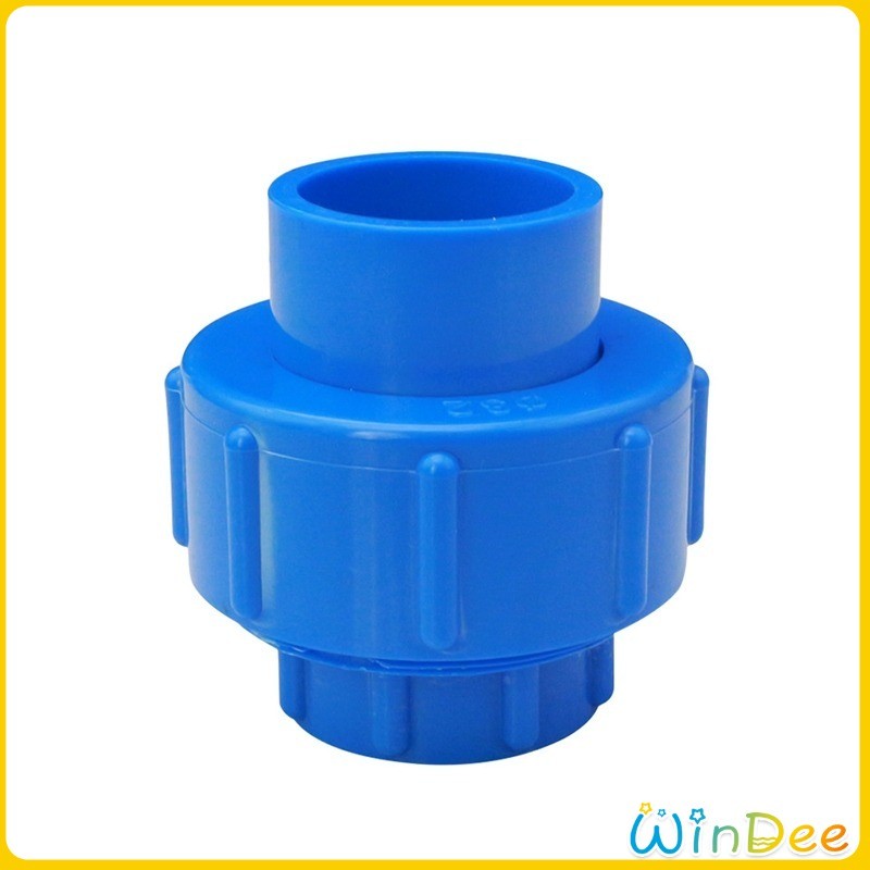 Windee PVC Pipe Fitting Union Quick Connector Blue Fitting Coupling ...