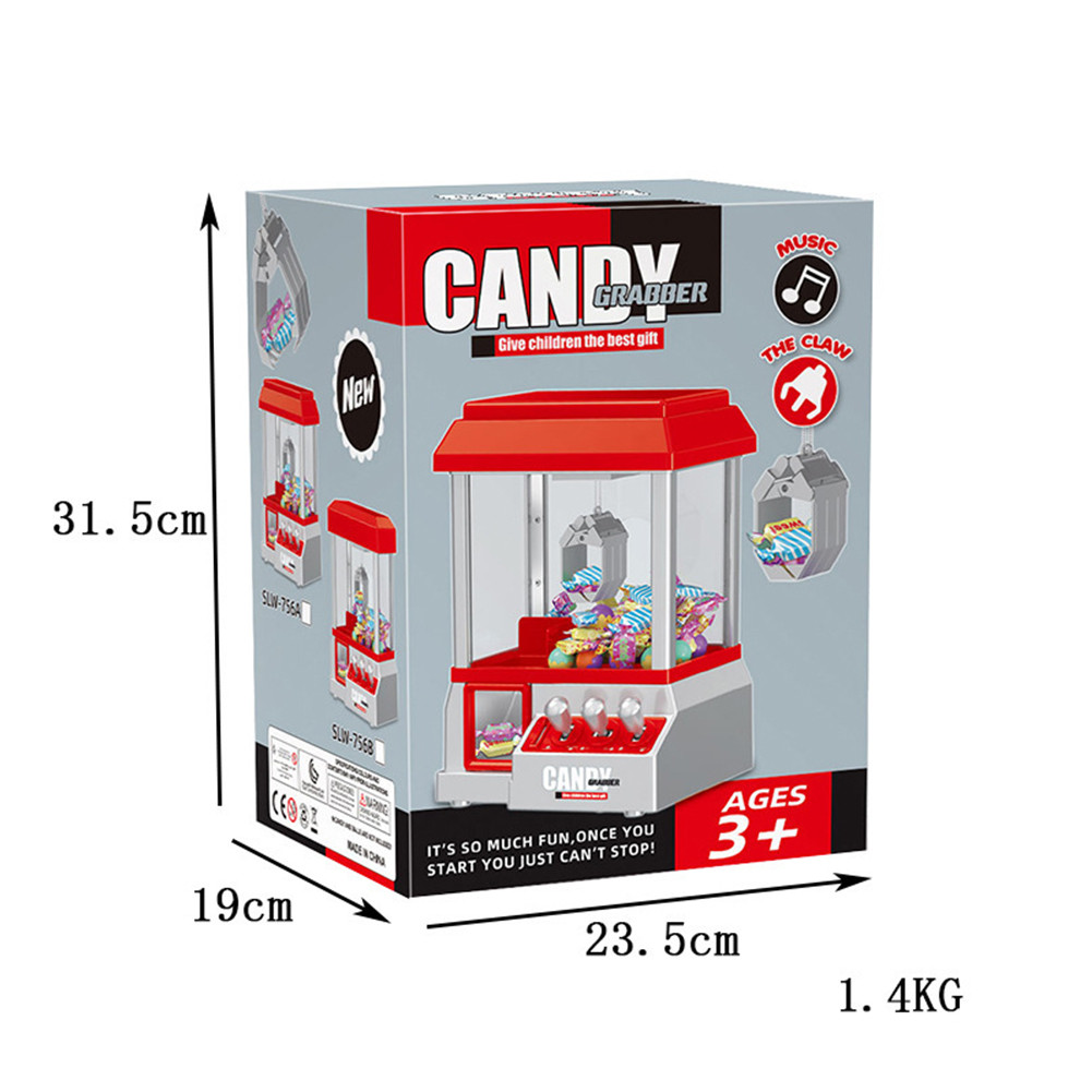 [chichome.my] Coin Operated Mini Candy Grabber Electronic Grab Claw ...