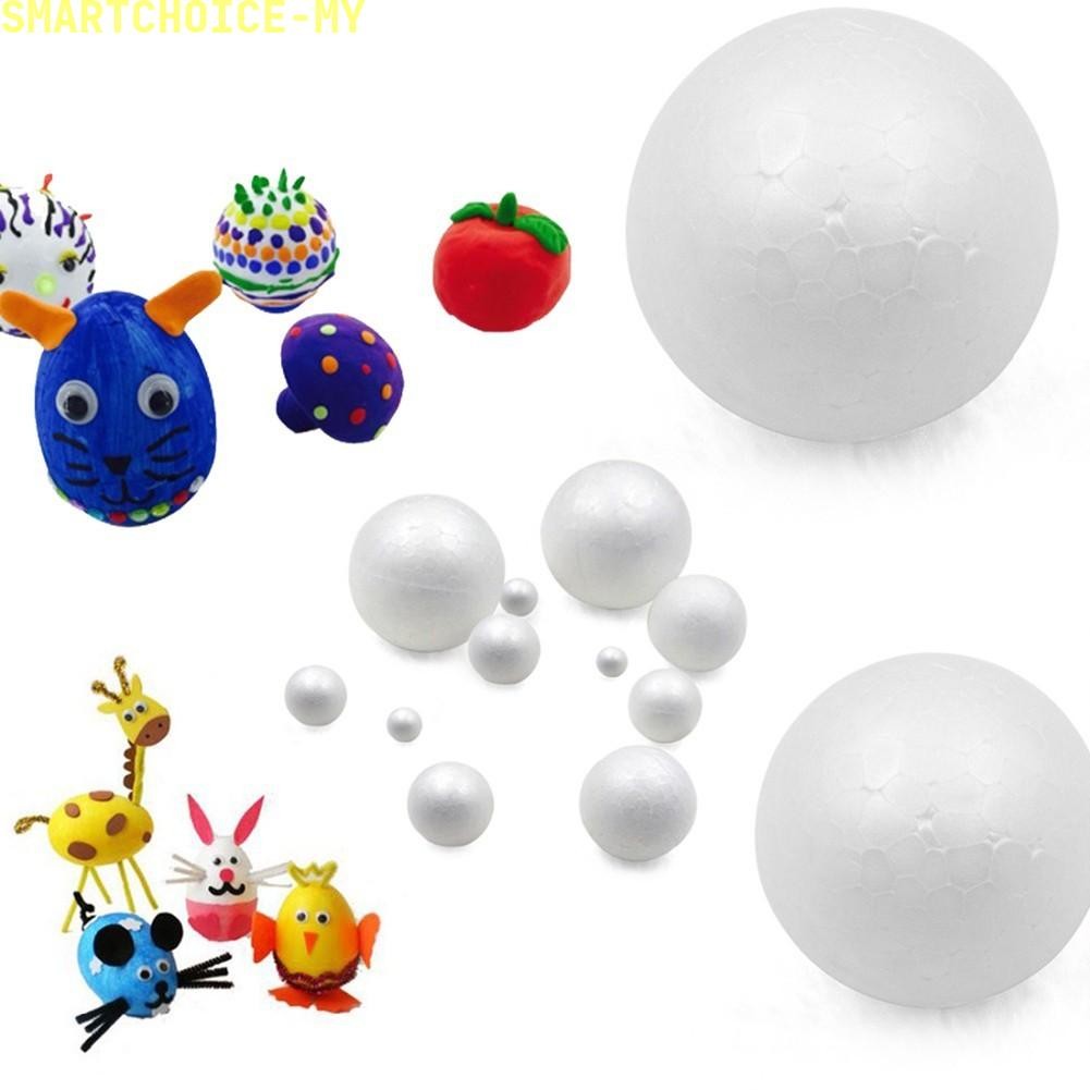 【SMART】Blank Round Solid Polystyrene Foam Ball For Wedding Craft ...